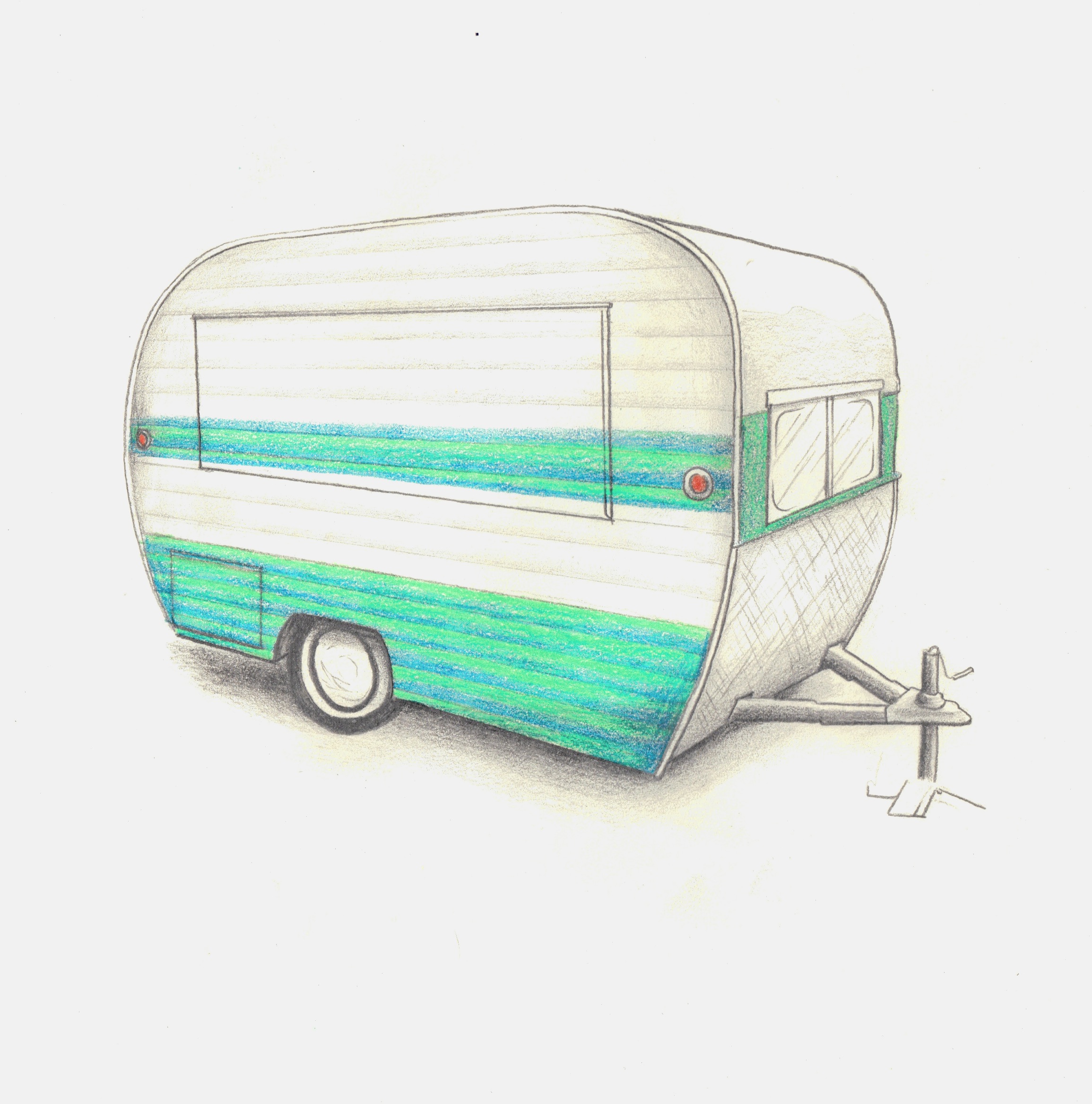 Camper Drawing at GetDrawings | Free download
