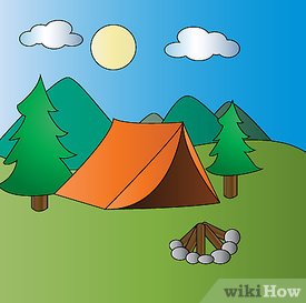 275x273 How To Draw A Campsite 6 Steps (With Pictures)