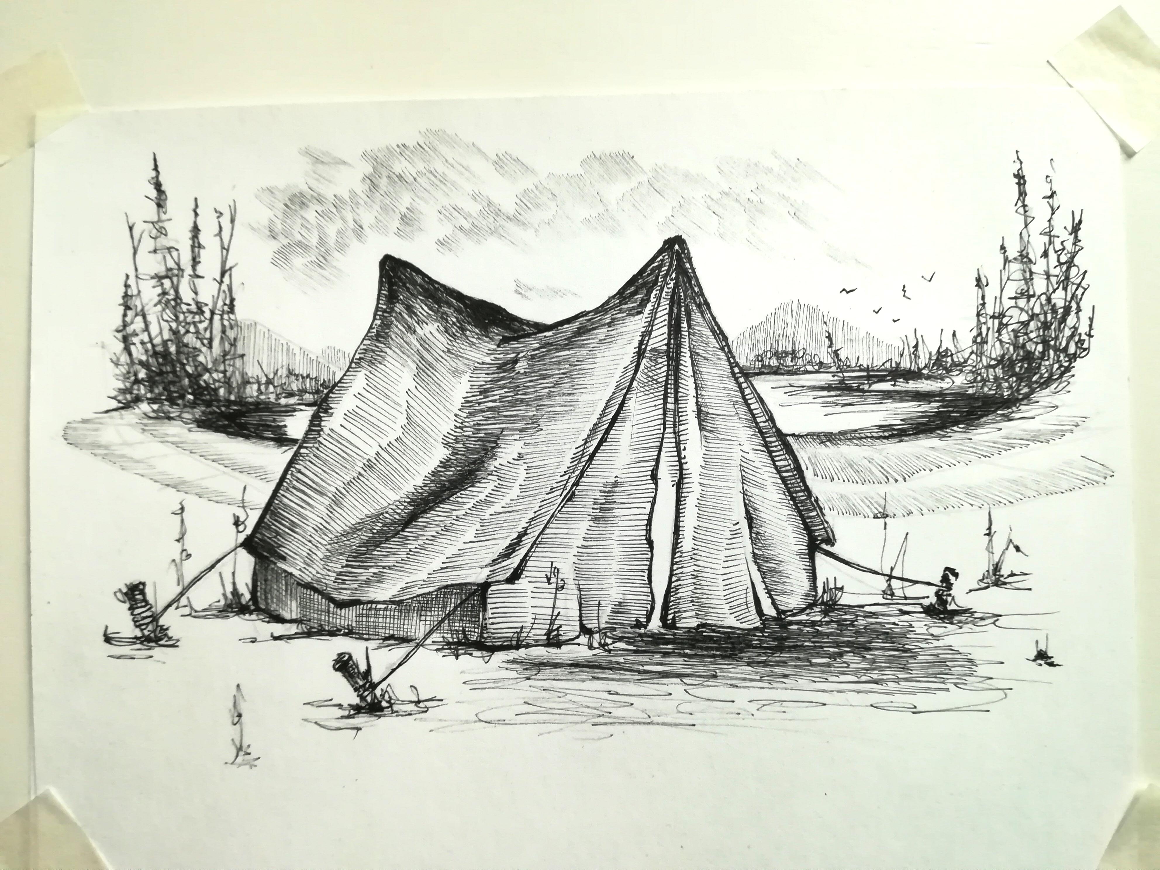 3968x2976 Request. I Would Like To Draw A Special Camping Place For You