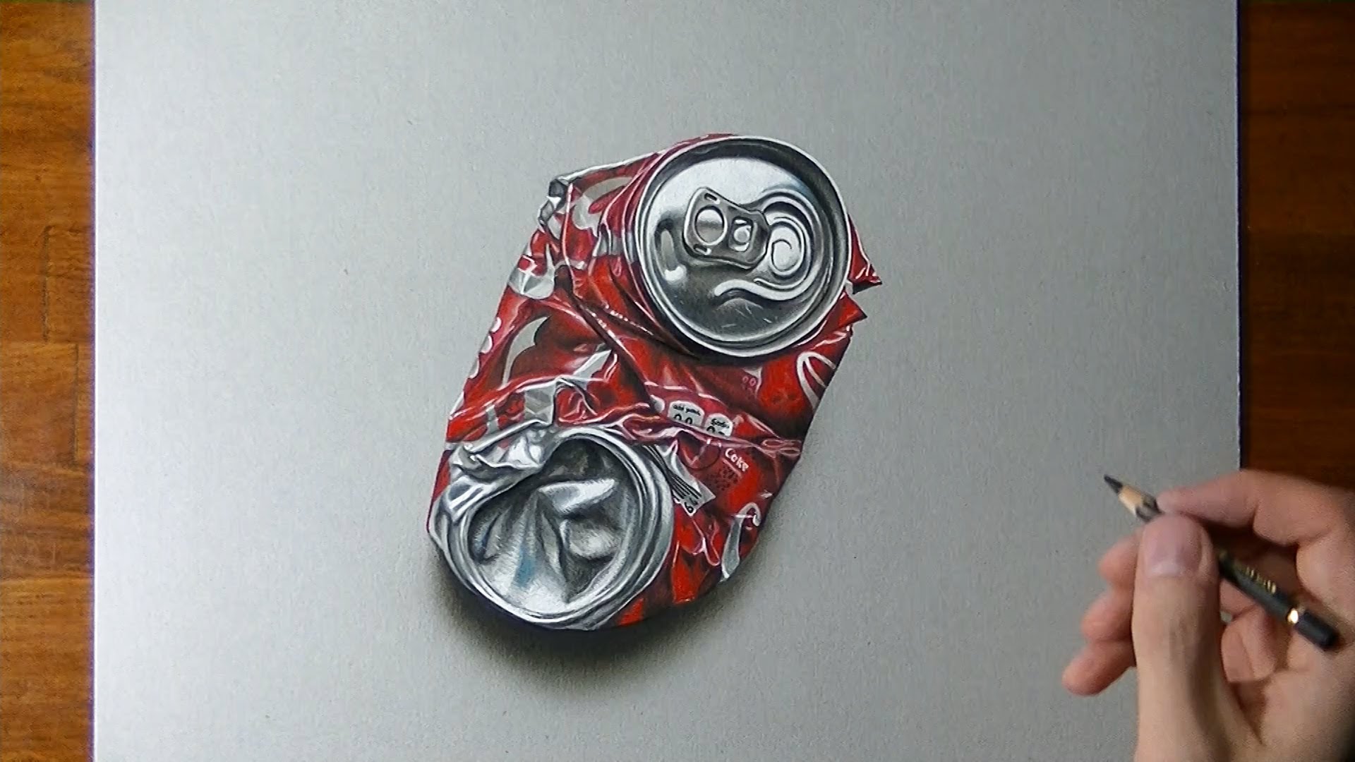 1920x1080 How To Draw A Crushed Coca Cola Can
