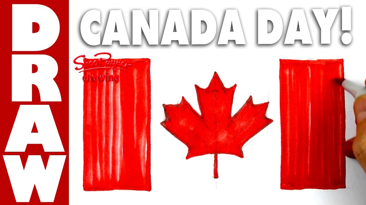 1280x720 How To Draw The Flag Of Canada For Canada Day!