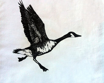 340x270 Flying Canada Goose Etsy