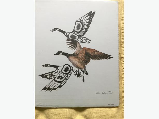 614x461 Sue Coleman Print Of Canada Geese North Nanaimo, Nanaimo