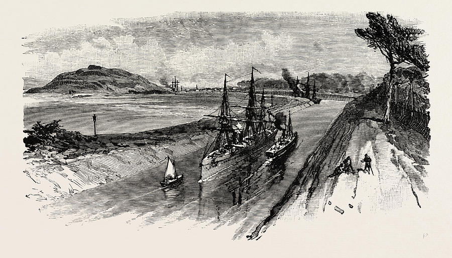 900x513 Manchester Ship Canal Drawing By English School