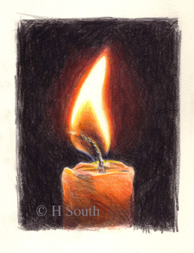 384x500 How To Draw Fire Flames Colored Pencils, Drawings