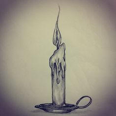 236x236 Candle And Holder Drawing