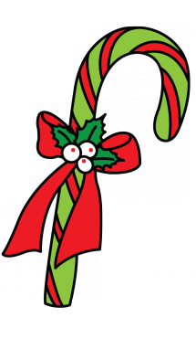 215x382 How To Draw Candy Cane, Christmas, Easy Step By Step Drawing Tutorial