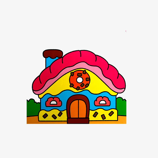 650x651 Candy House Drawing, Cartoon Candy House, Lovely Candy House Png