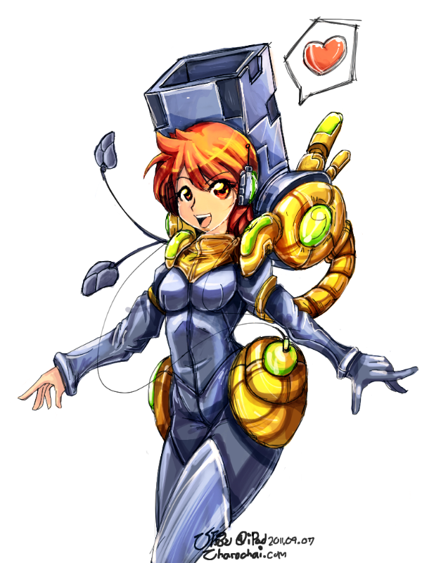 600x800 Cannon Girl Drawing Ipad By Charochai