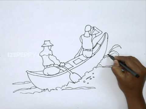 480x360 How To Draw Canoeing