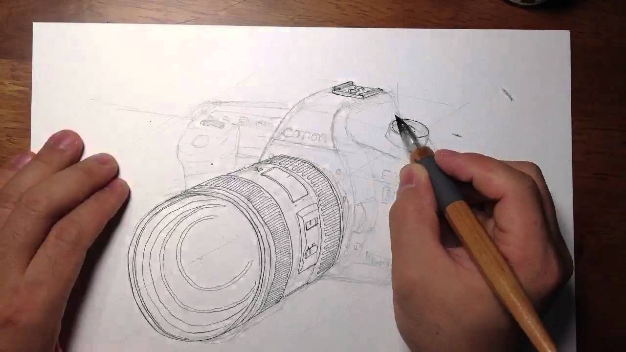 1280x720 Canon Eos 5d Mk2 Pen Drawing