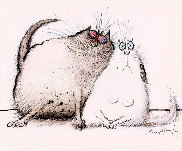 591x491 The Original Cartoon Canon Of Lolcats Legendary British Artist