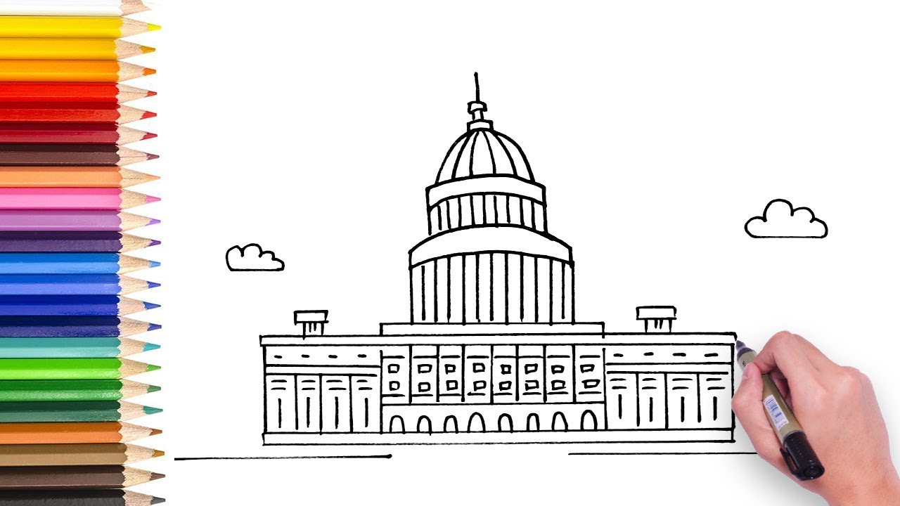 1280x720 Learn How To Draw Us Capital Building