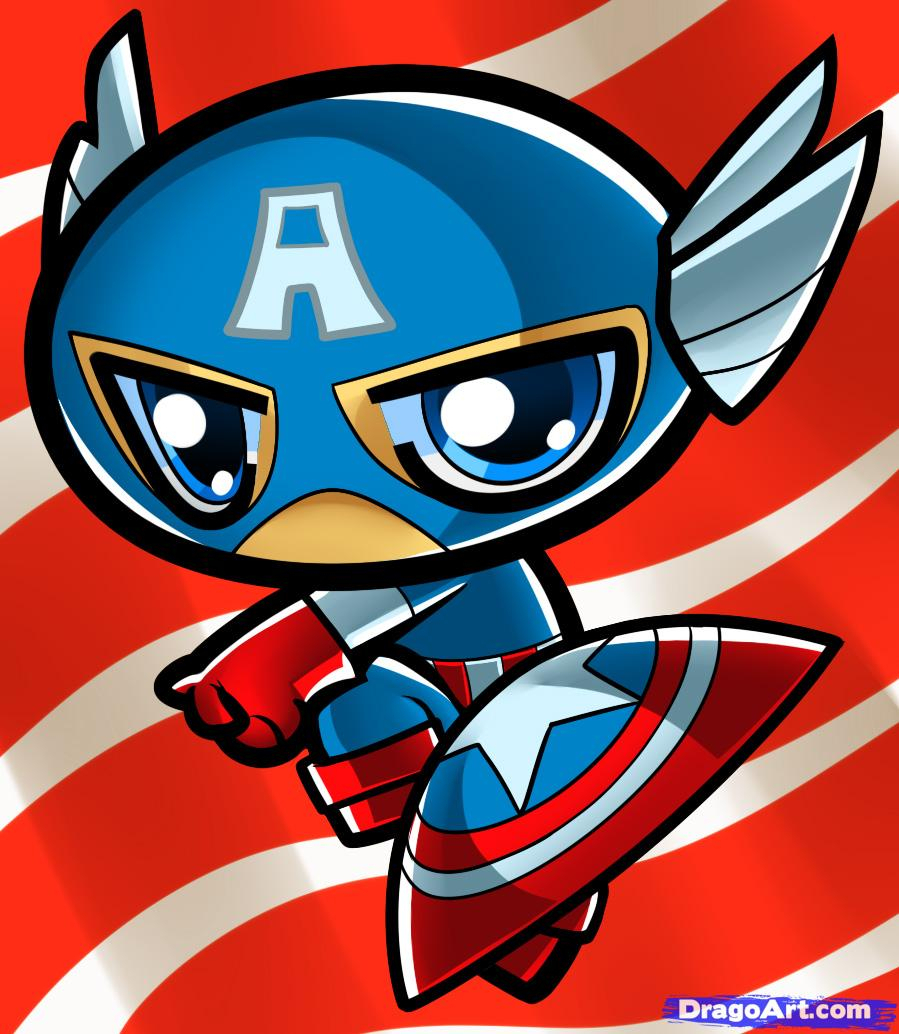 899x1034 Captain America Cartoon Drawing How To Draw Chibi Captain America