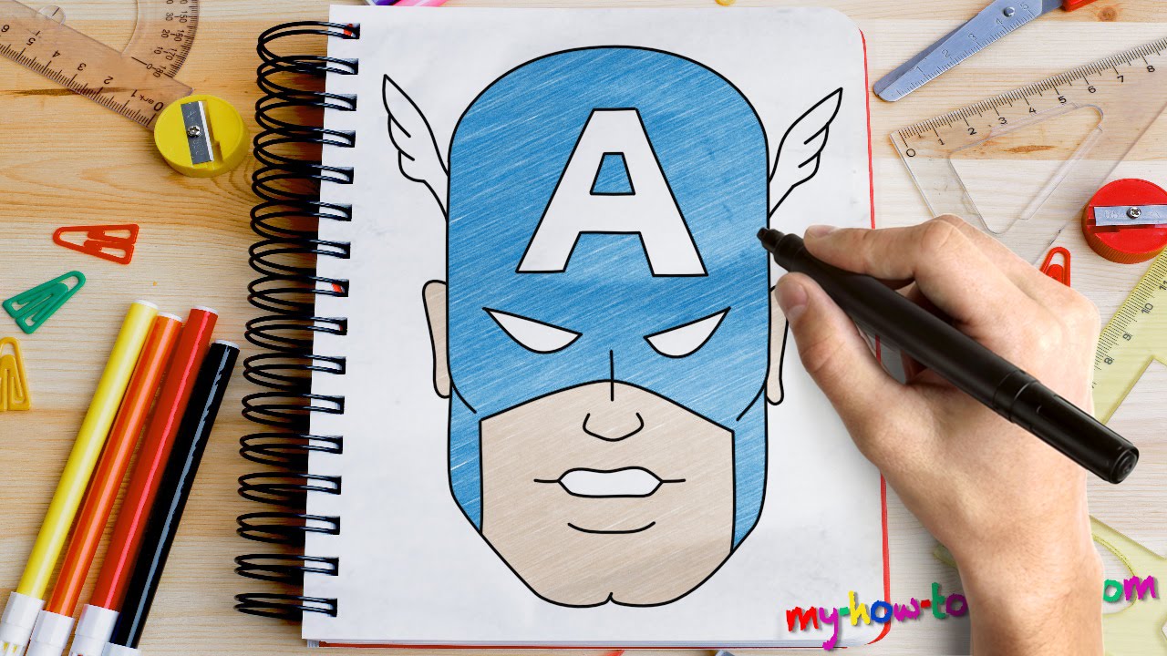 1280x720 How To Draw Captain America