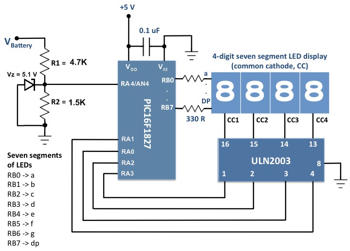 719x517 Voltage Monitor For Car's Battery And Its Charging System