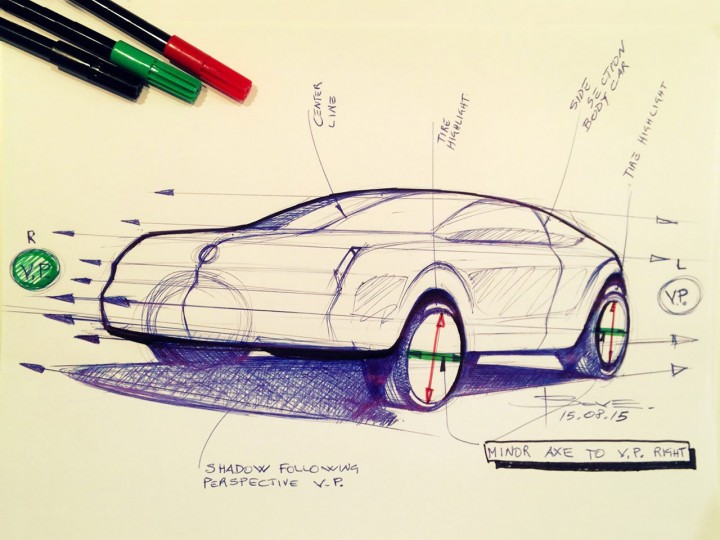 720x540 Car Sketching Tips Drawing Wheels In Perspective