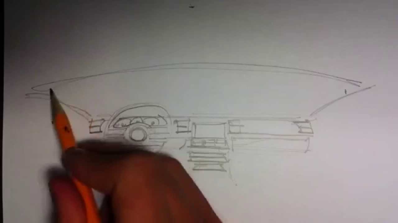 1280x720 Easy Drawing Lesson Car Dashboard