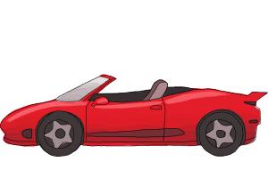 300x200 How To Draw A Car Easy