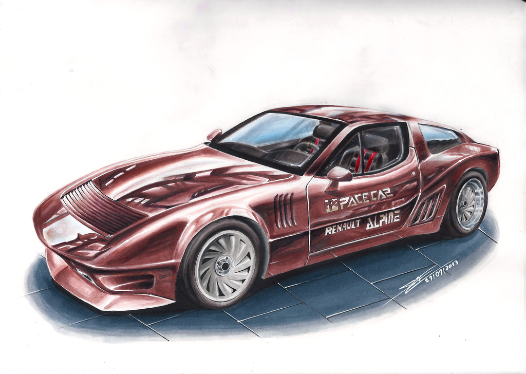 1024x728 Alpine Renault A310 Ppg Pace Car