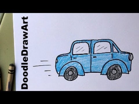 480x360 How To Draw A Car For Kids! Learn To Draw This Car, Easy, Step By