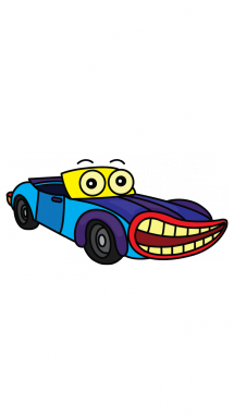 215x382 How To Draw Sports Car For Kids, Cartoons, Easy Step By Step