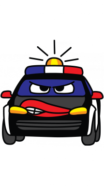 215x382 How To Draw A Police Car, For Kids, Easy Step By Step Drawing Tutorial