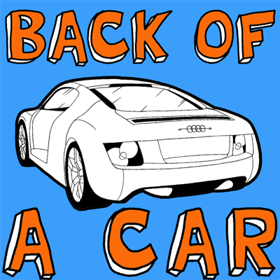 400x400 How To Draw The Back Of A Car With Easy Step By Step Drawing