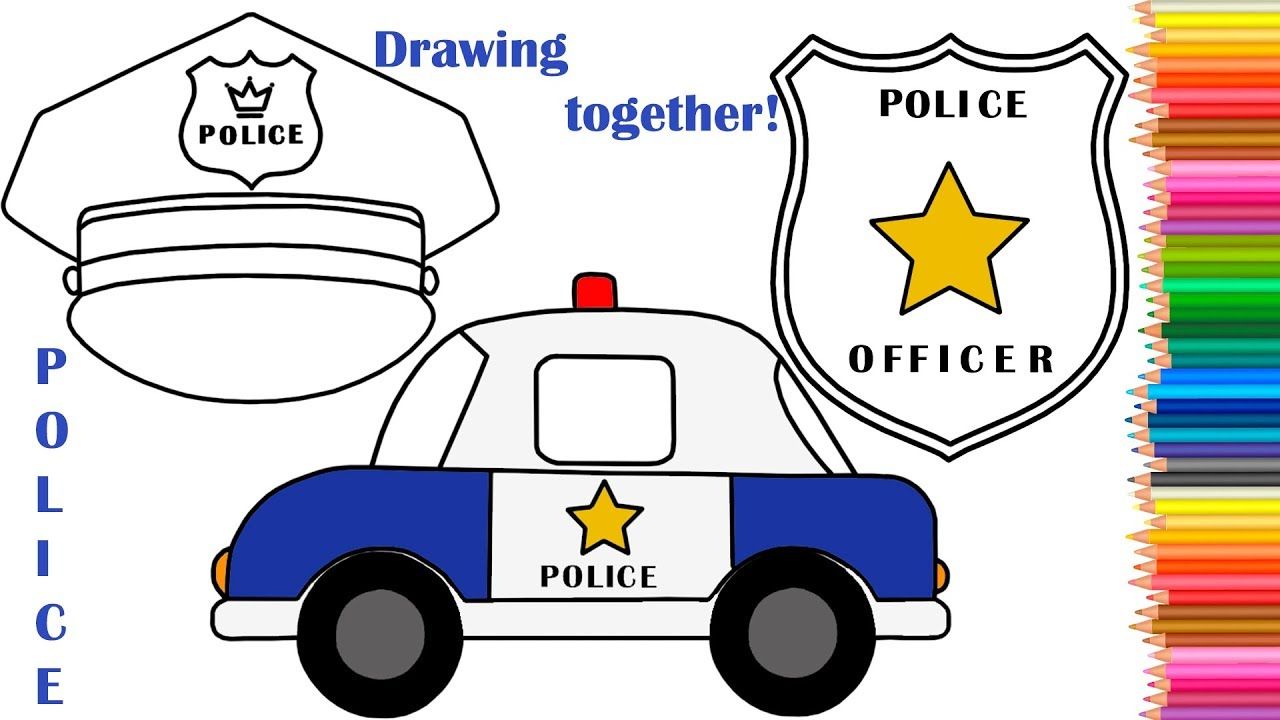 1280x720 Immediately Police Badge Drawing How To Draw A Car Cap Typeakitchen