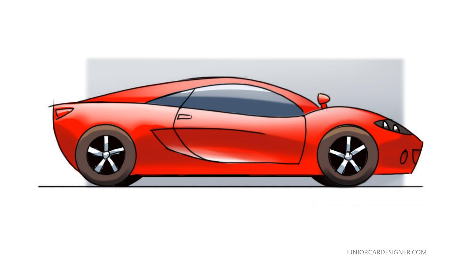 1500x890 Sports Car Digital Coloring Junior Car Designer