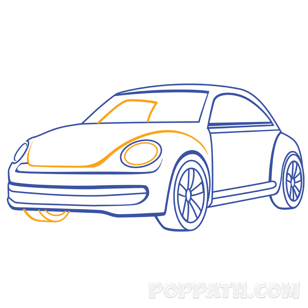 1000x1000 How To Draw A Simple Car Pop Path