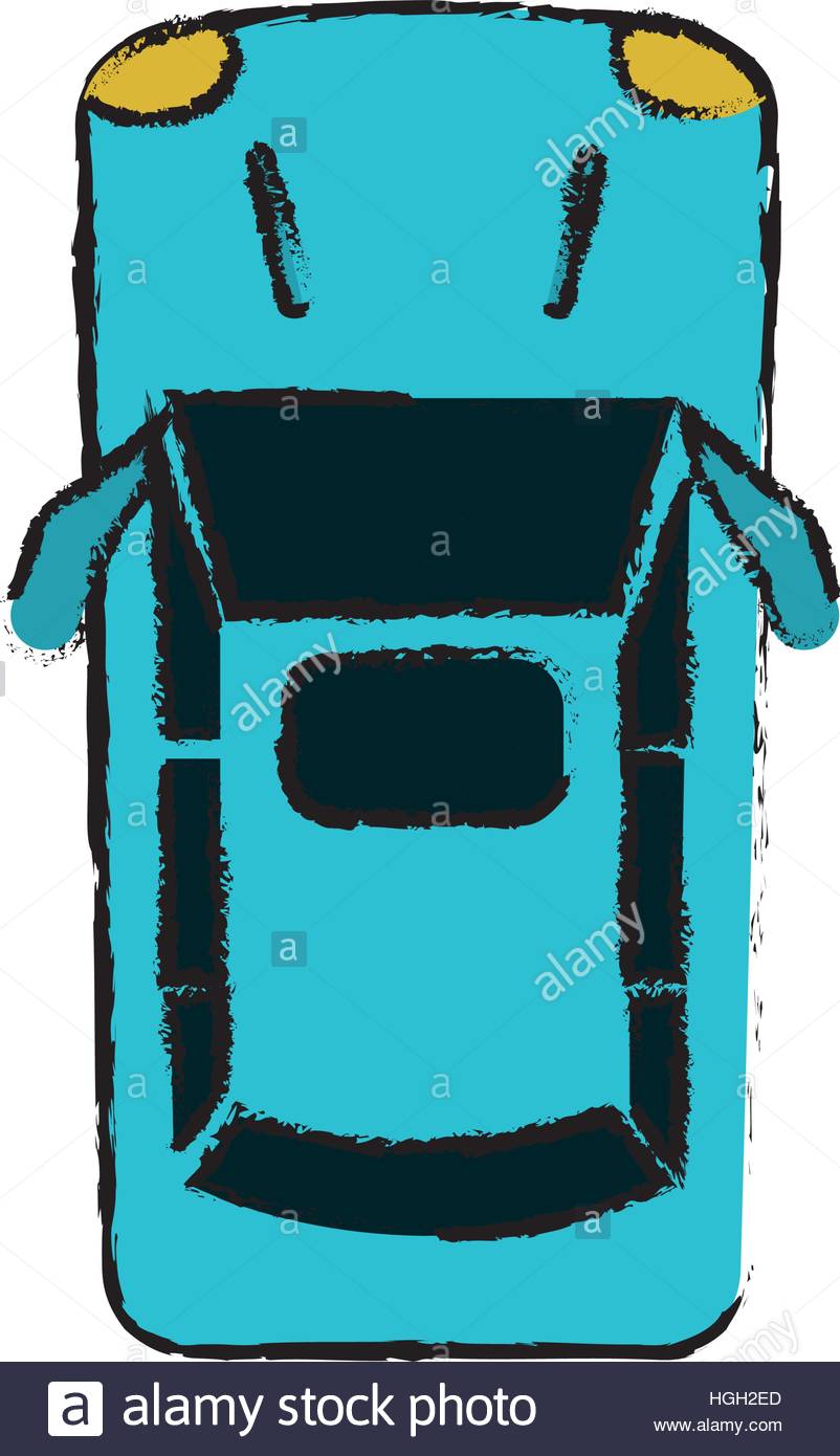 802x1390 Drawing Car Parking Top View Stock Vector Art Amp Illustration
