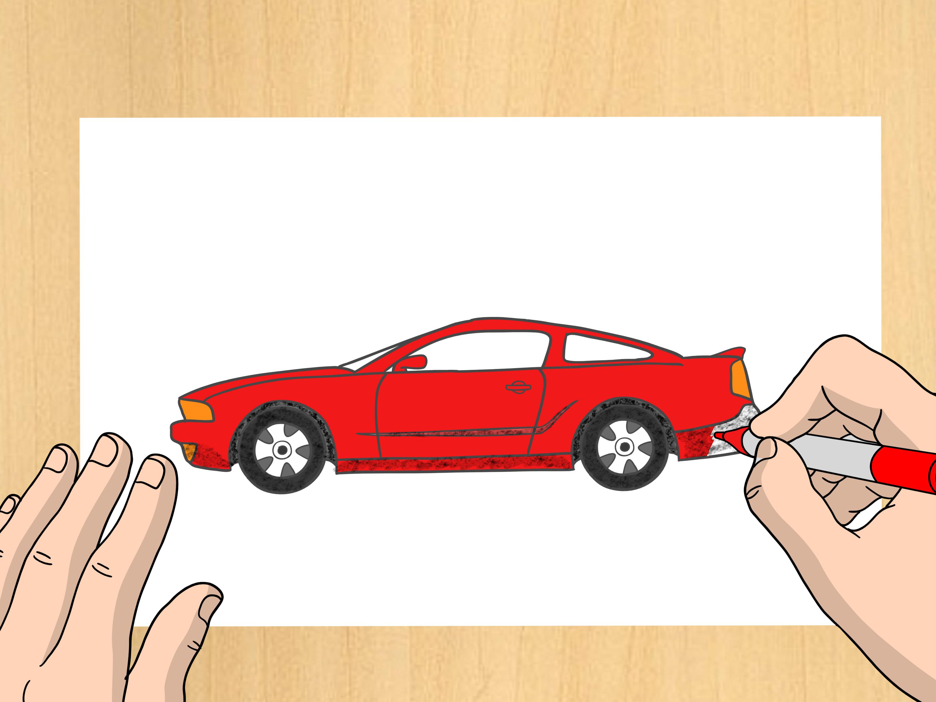 3200x2400 How To Draw A Ford Mustang 9 Steps (With Pictures)
