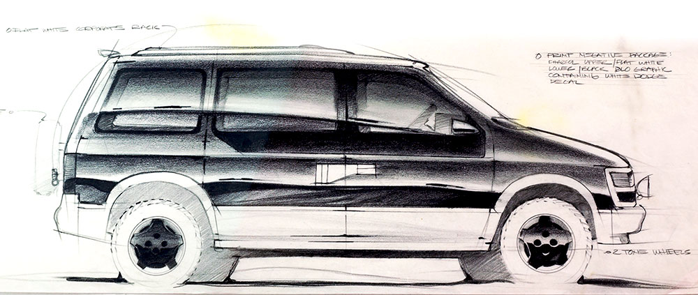 1000x423 Car Design Drawings Getting Creative With Line Weight