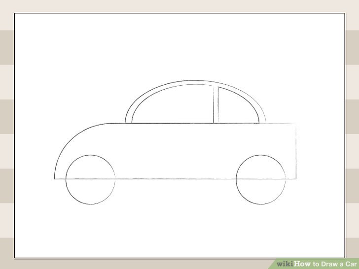 728x546 How To Draw A Car 6 Steps (With Pictures)