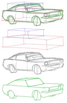 236x359 Drawing Cars How To Draw A Car Step By Step For Pictures 1