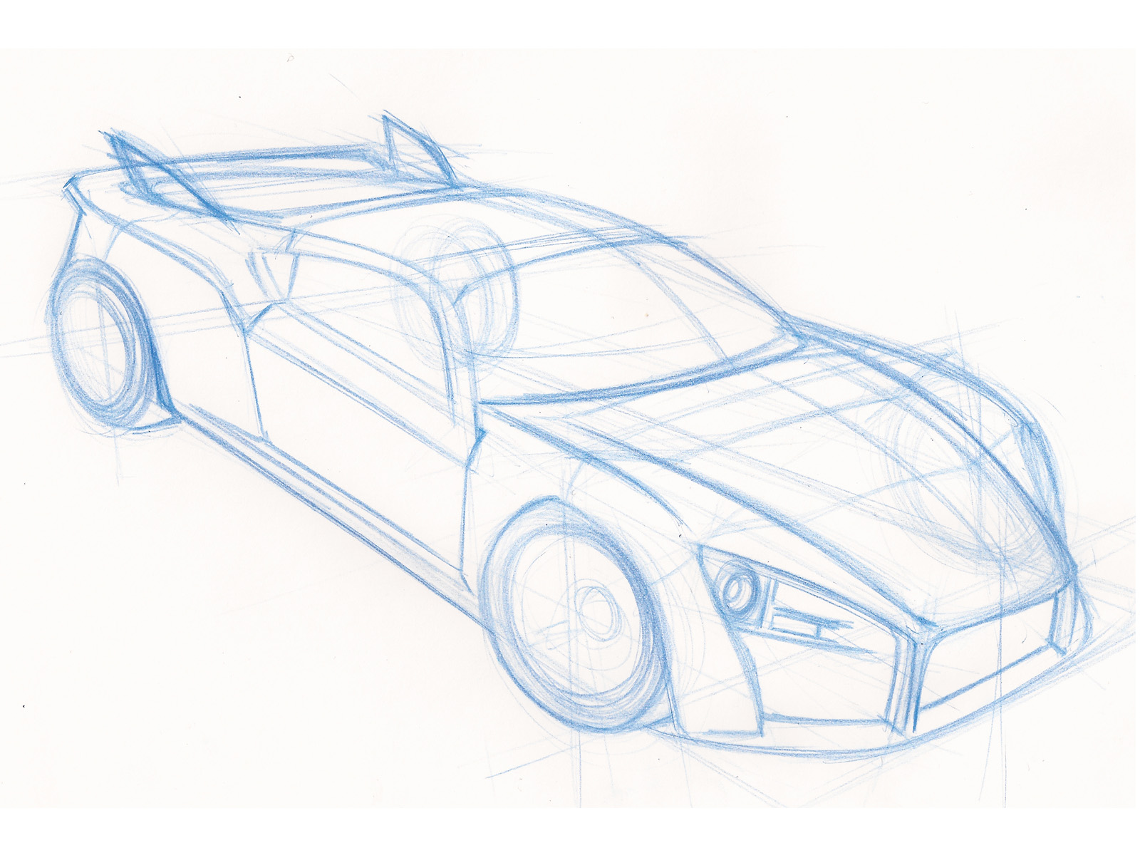 1600x1200 April 1st, Car Drawing Pencil And Coreldraw Robert De Groot