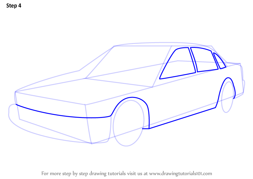 844x598 Learn How To Draw A Police Car (Police) Step By Step Drawing