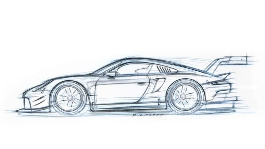 1024x578 The Mid Engine Porsche 911 Rsr's Profile Looks Badass And It