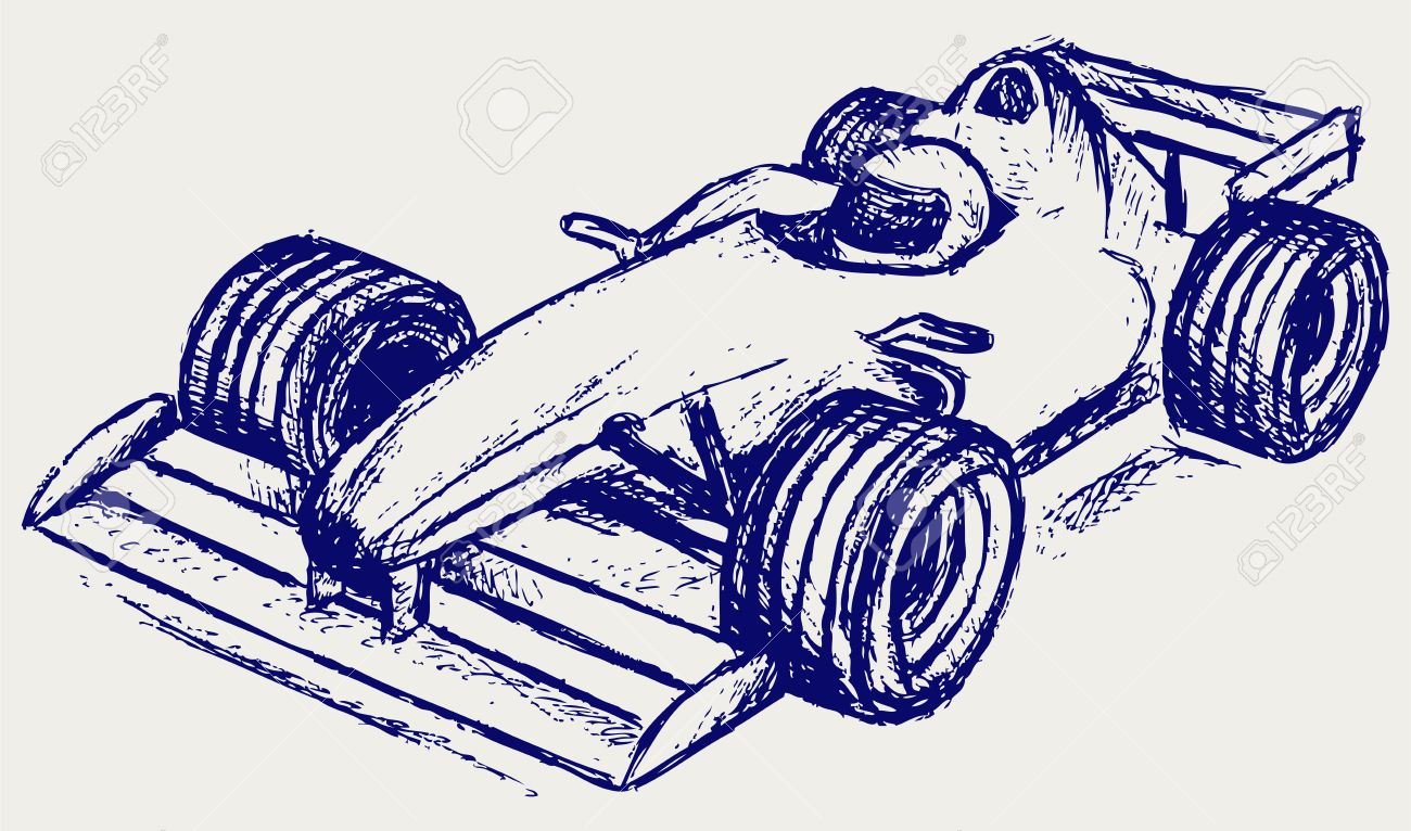 1300x766 Car Race Royalty Free Cliparts, Vectors, And Stock Illustration