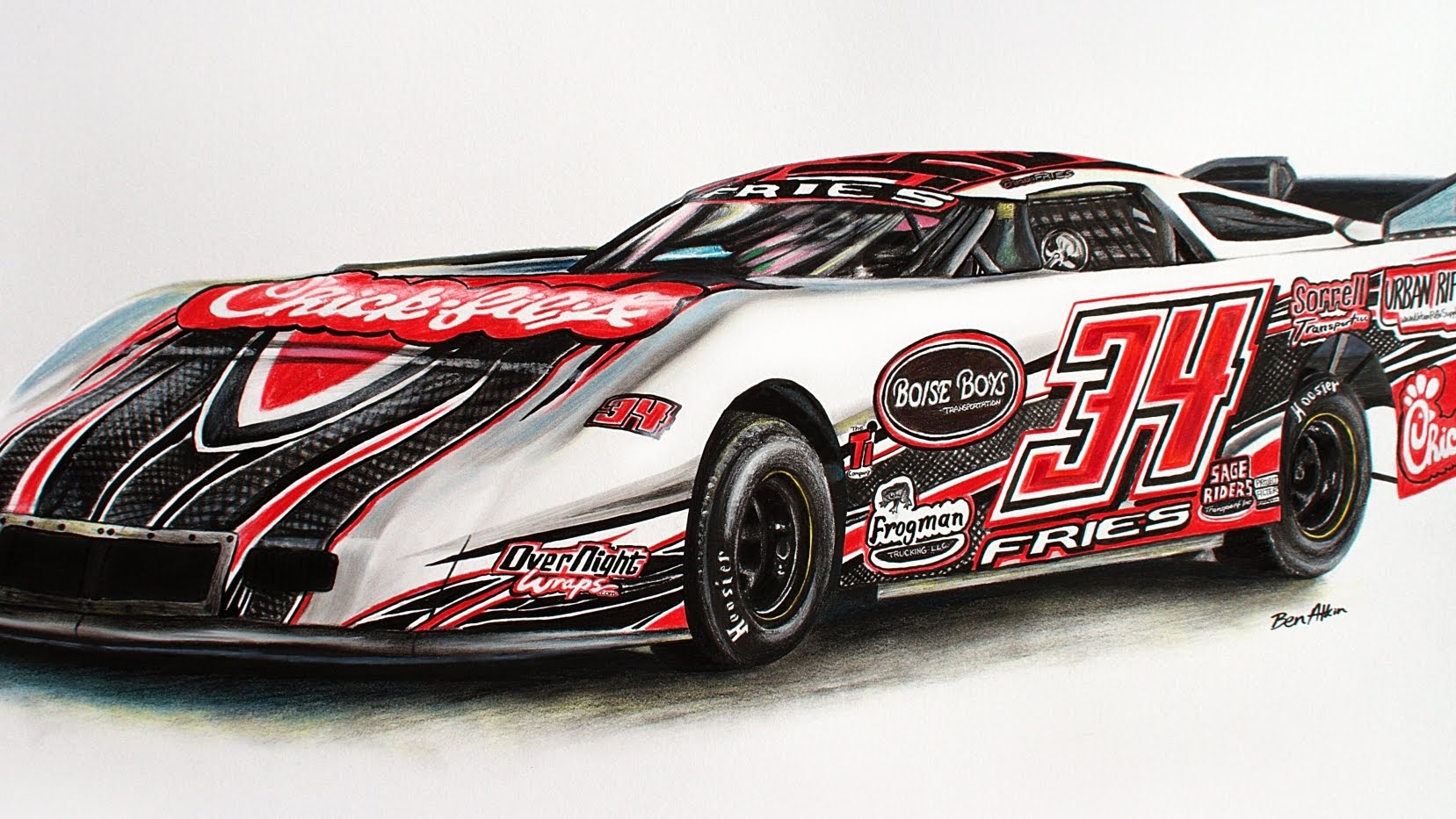 1657x933 Drawing Race Car Time Lapse