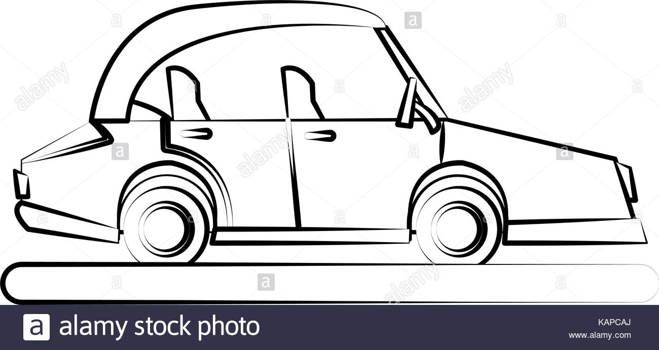 1300x691 Car Side View Stock Vector Art Amp Illustration, Vector Image
