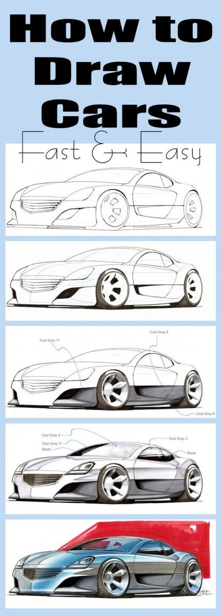 431x1200 How To Draw Cars Fast And Easy Art By Nolan Cars