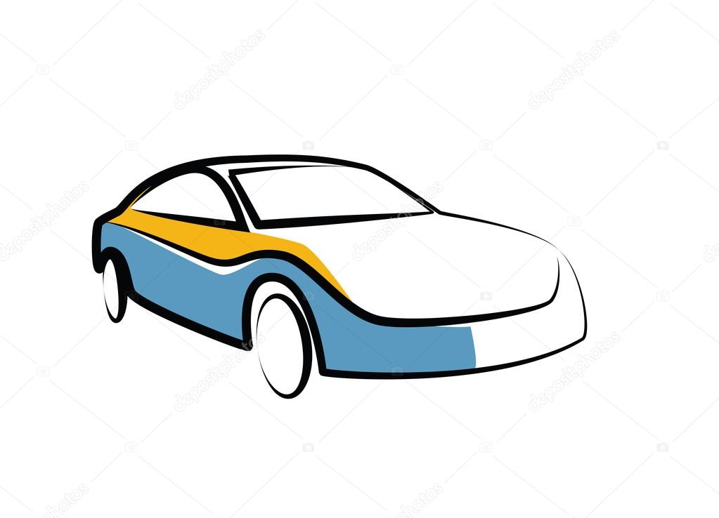 1023x738 Simple Drawing Of A Modern Sports Car