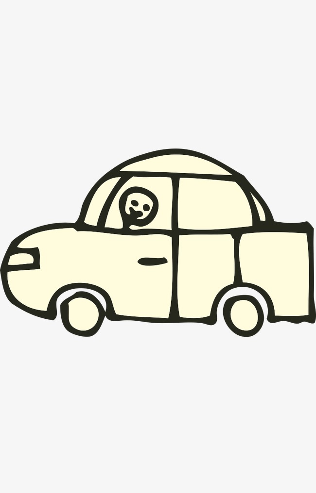 650x1016 Vector Pencil Drawing Car, Vector, Hand Painted, Pencil Drawing