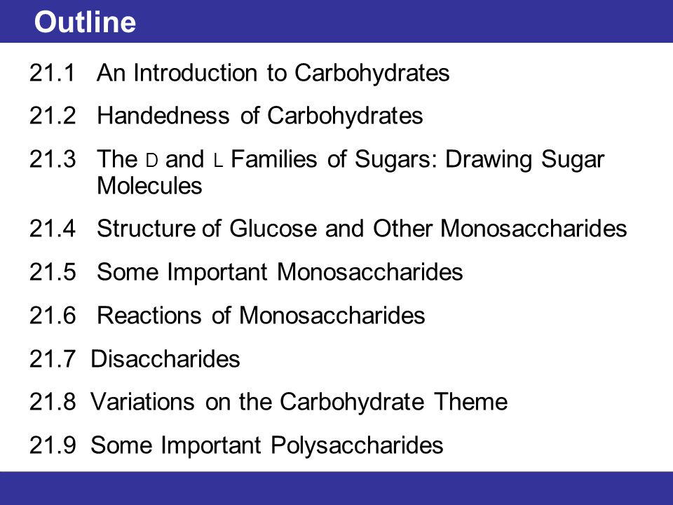 960x720 Outline 21.1 An Introduction To Carbohydrates