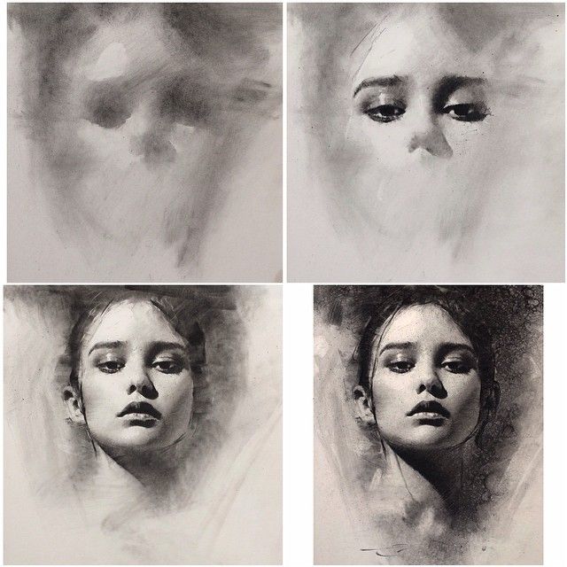 640x640 Gallery Charcoal Portrait Tutorial,