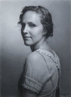 236x323 White Charcoal Drawing