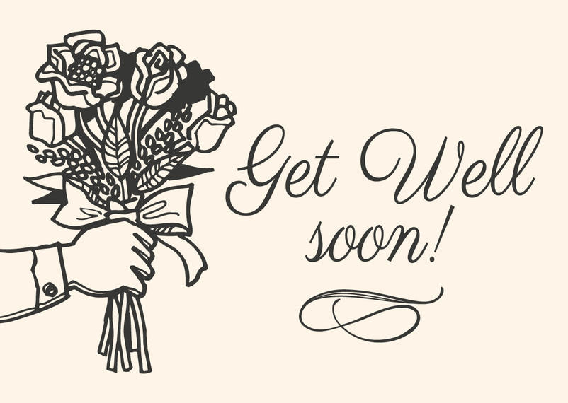 802x570 Get Well Soon Hand Drawn Card