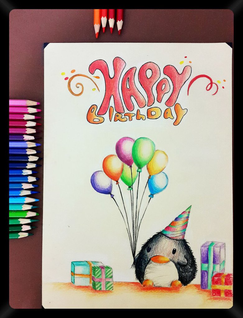 781x1022 Pencil Drawing 33, A Birthday Card To My Friends! By Nasik2424